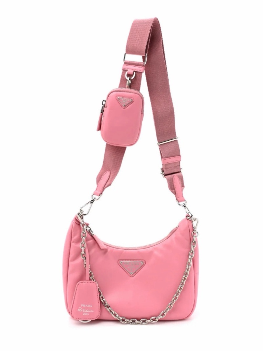 Authentic PRADA Nappa Soft Leather Re-Edition 2005 Shoulder Bag